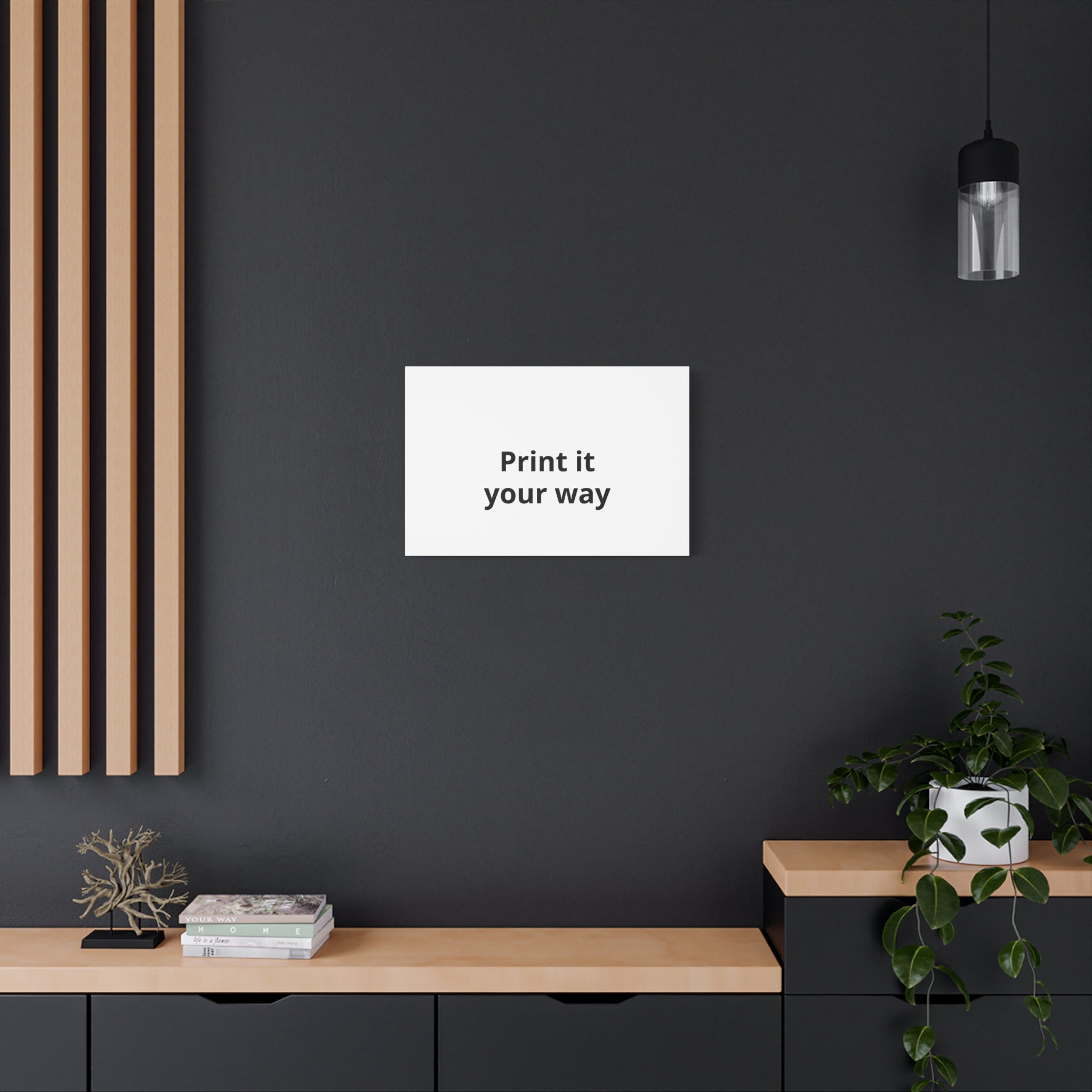 Custom Matte Stretched Canvas Print - "Print it your way".