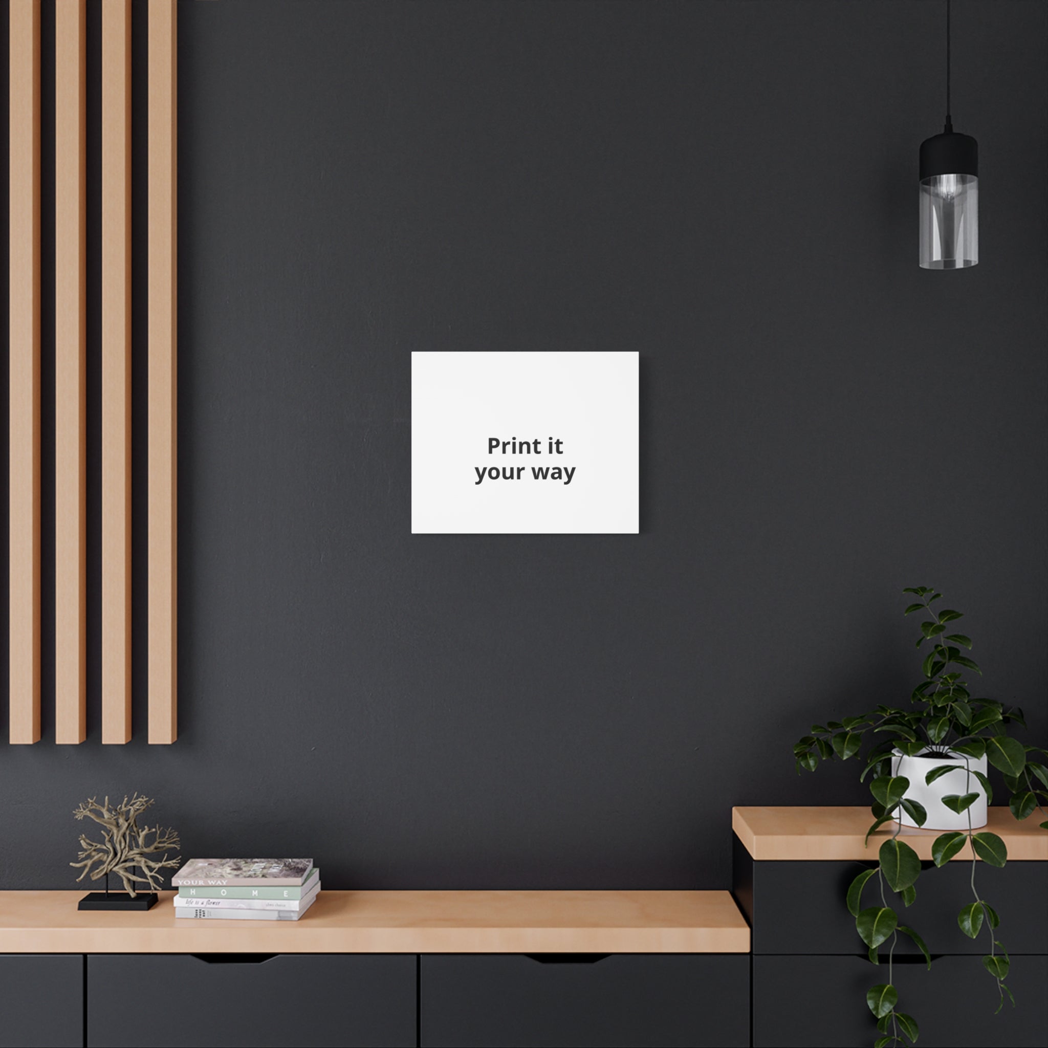 Custom Matte Stretched Canvas Print - "Print it your way".