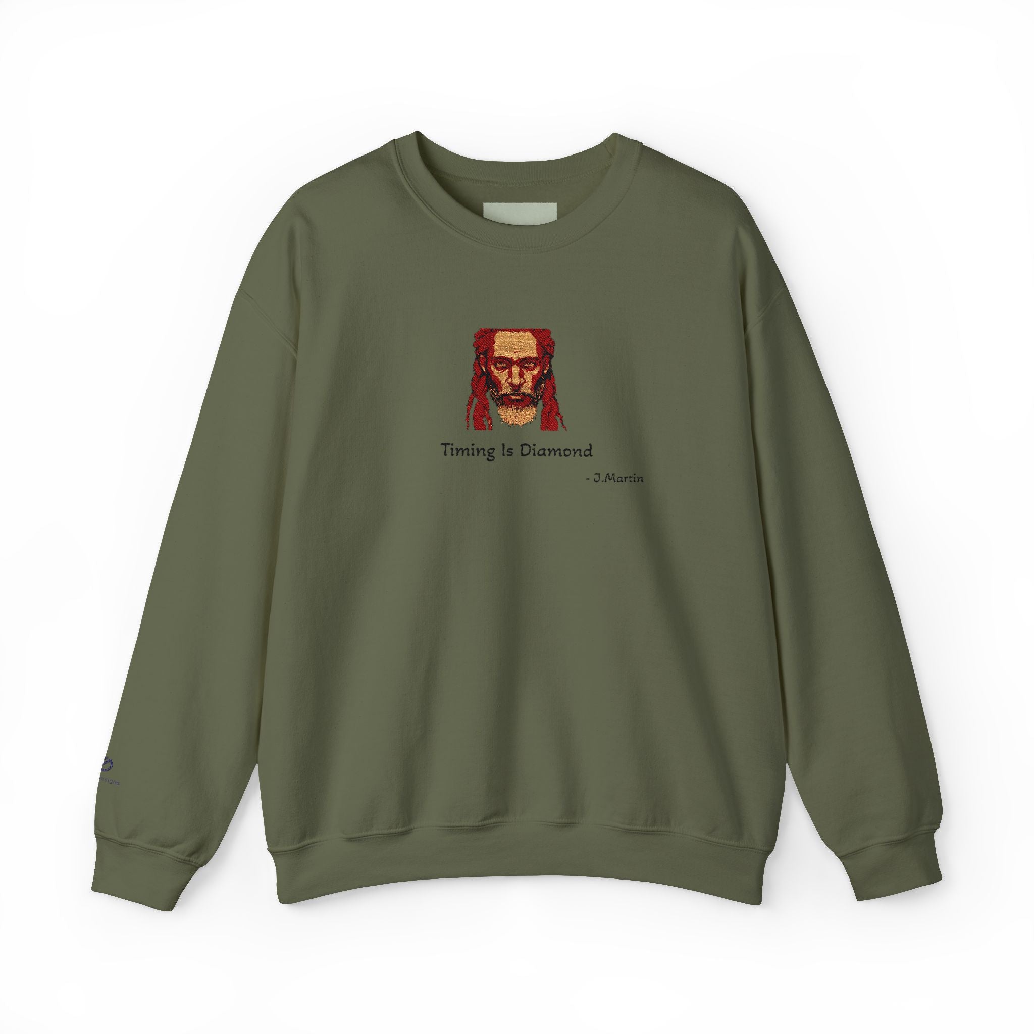 Yurap Designs Sweatshirt — 'Timing Is Diamond' 1000 Year old Wizard