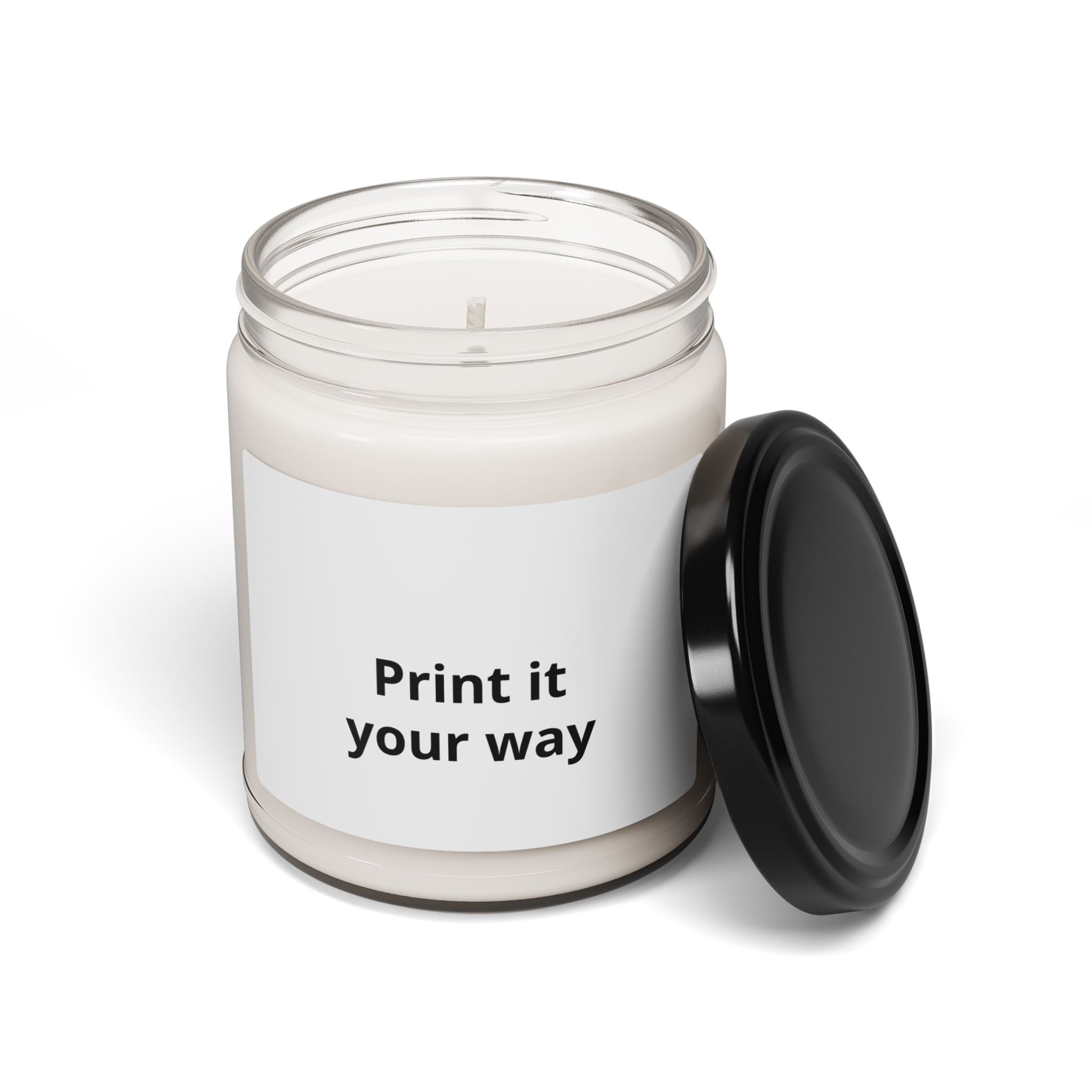 9oz Scented Soy Candles— Customizable "Print It Your Way" Label