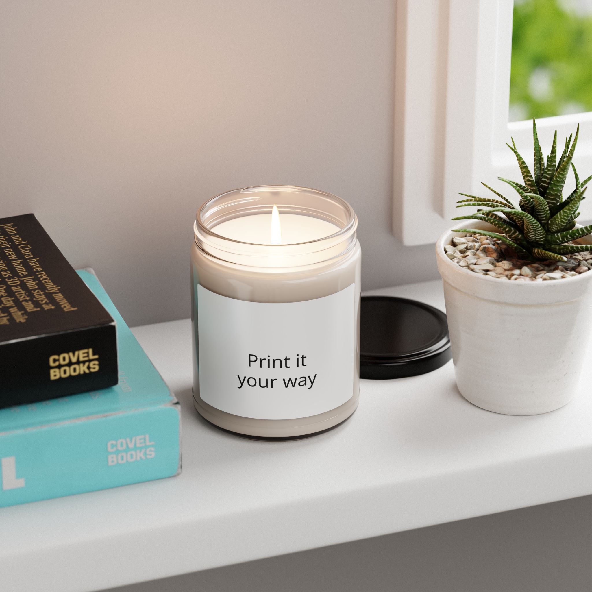 9oz Scented Soy Candles— Customizable "Print It Your Way" Label