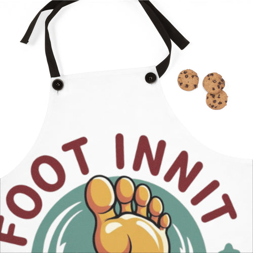 Apron — 'Foot Innit Productions' Funny Chef l Yurap Designs