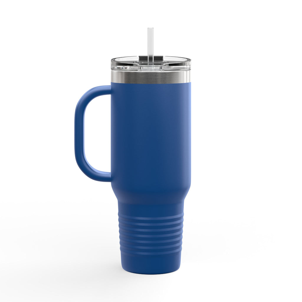 40oz Insulated Travel Mug – "Forgot my keys, don’t forget this"