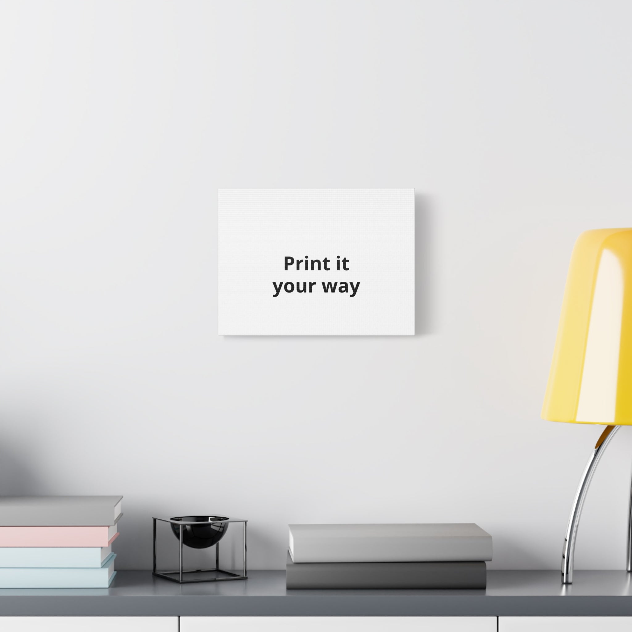 Custom Matte Stretched Canvas Print - "Print it your way".