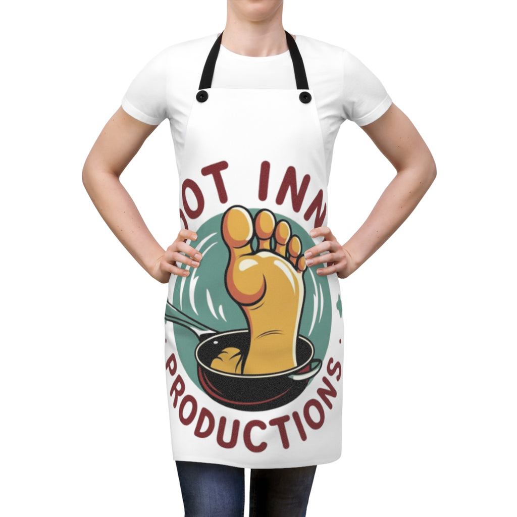 Apron — 'Foot Innit Productions' Funny Chef l Yurap Designs