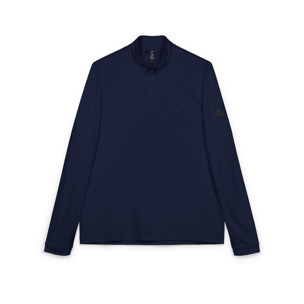 Embroidered Adidas I Yurap Design Quarter-Zip Pullover — Lightweight Athletic Golf Top