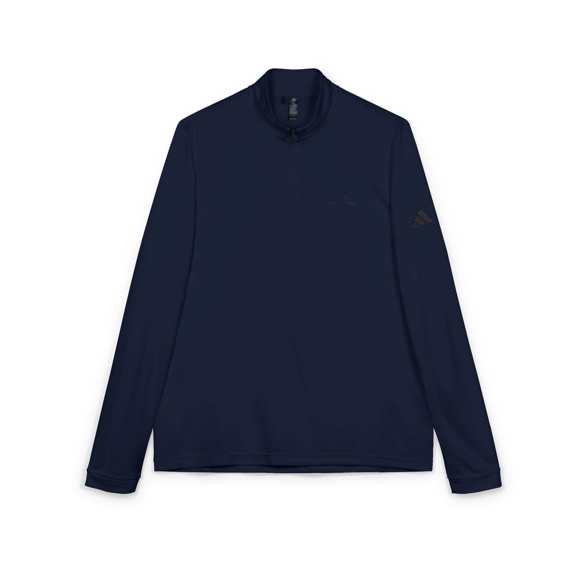Embroidered Adidas I Yurap Design Quarter-Zip Pullover — Lightweight Athletic Golf Top
