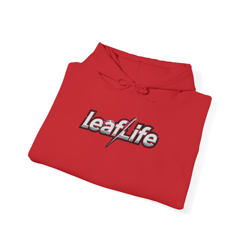 Yurap Design I "LeafLife" Logo Hoodie — Flower Power Sweatshirt