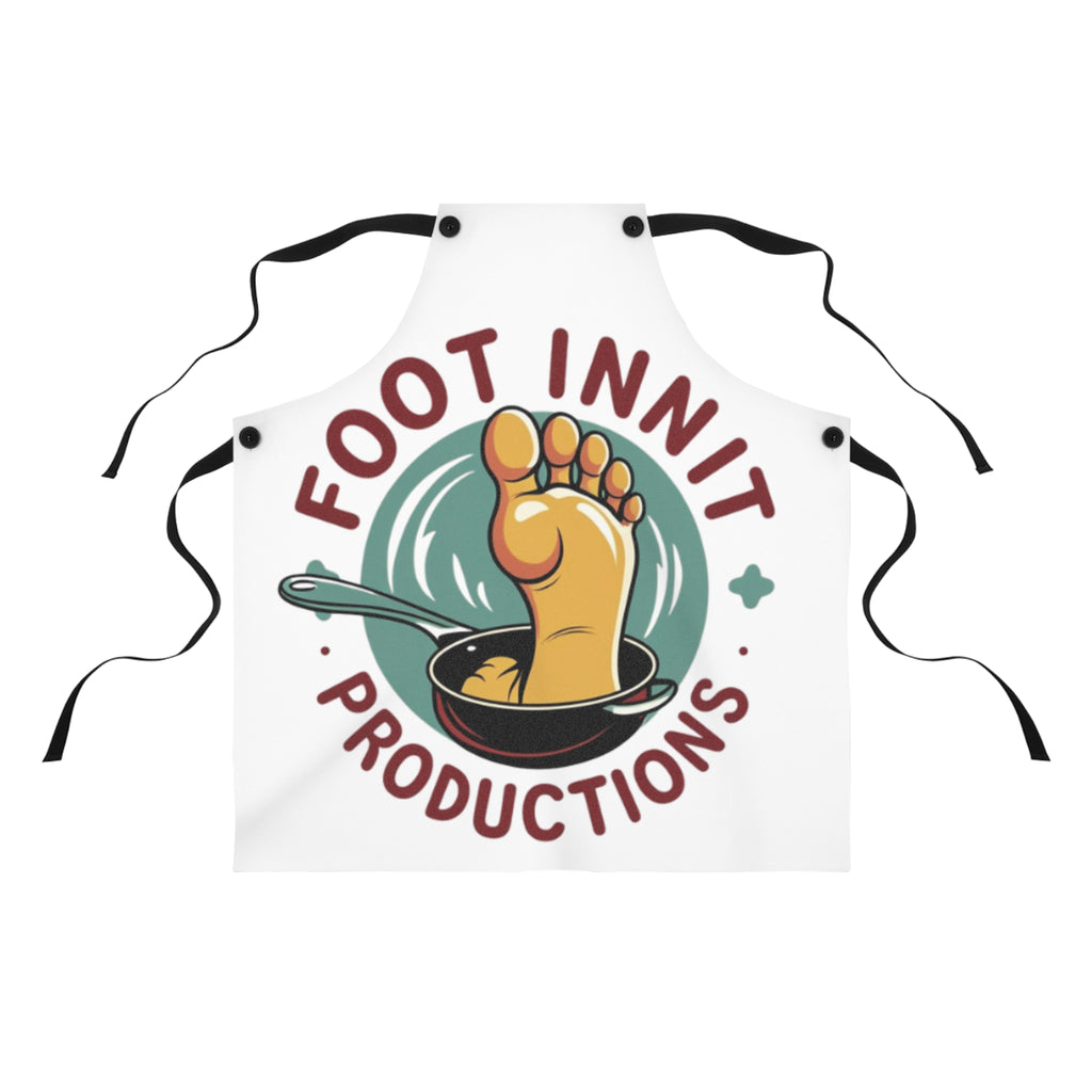 Apron — 'Foot Innit Productions' Funny Chef l Yurap Designs
