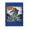 Chunka Bear BMX Baby Blanket – Soft Fleece Infant Throw l Yurap Designs