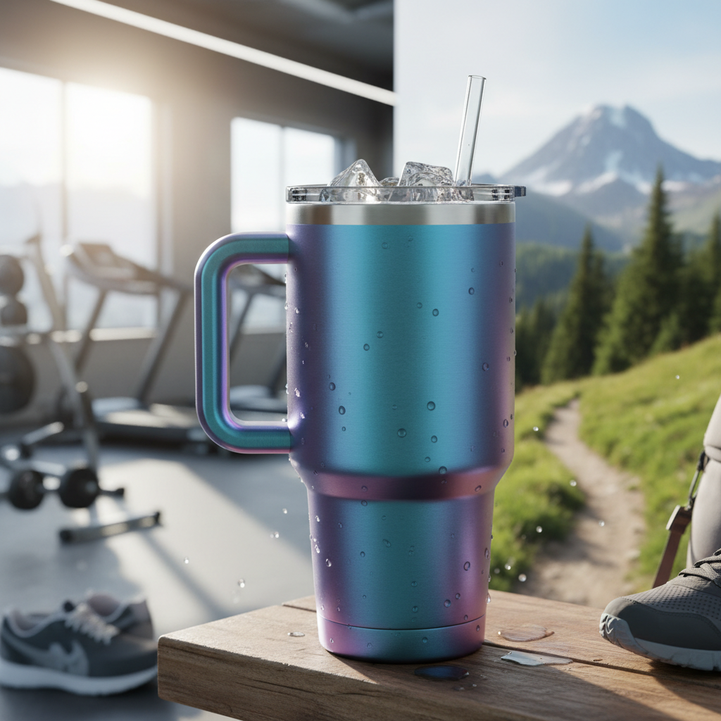 40oz Tumbler with Handle
