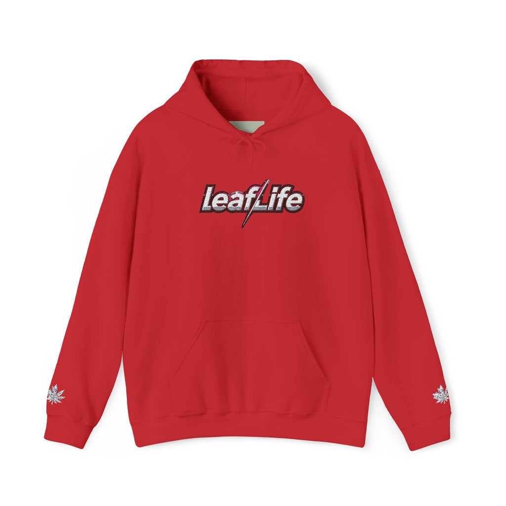 Yurap Design I "LeafLife" Logo Hoodie — Flower Power Sweatshirt