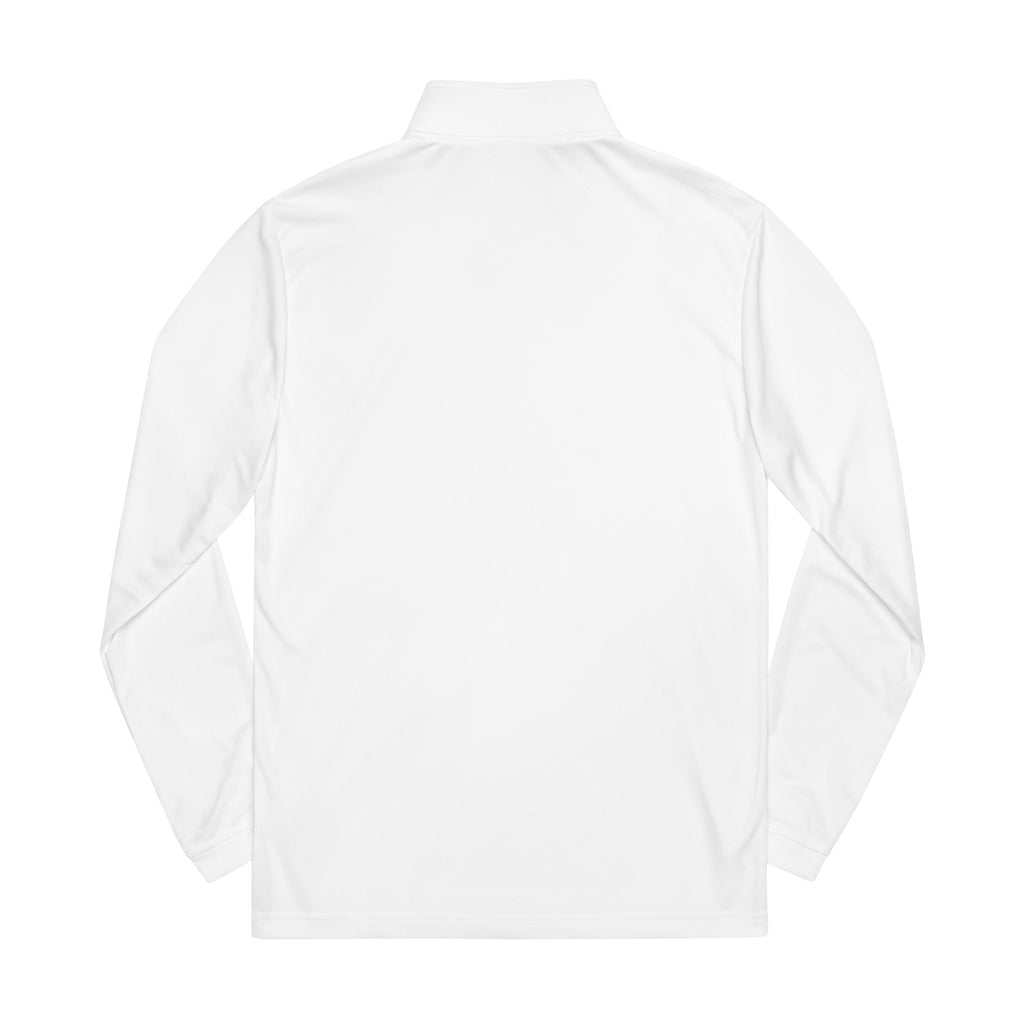 Embroidered Adidas I Yurap Design Quarter-Zip Pullover — Lightweight Athletic Golf Top