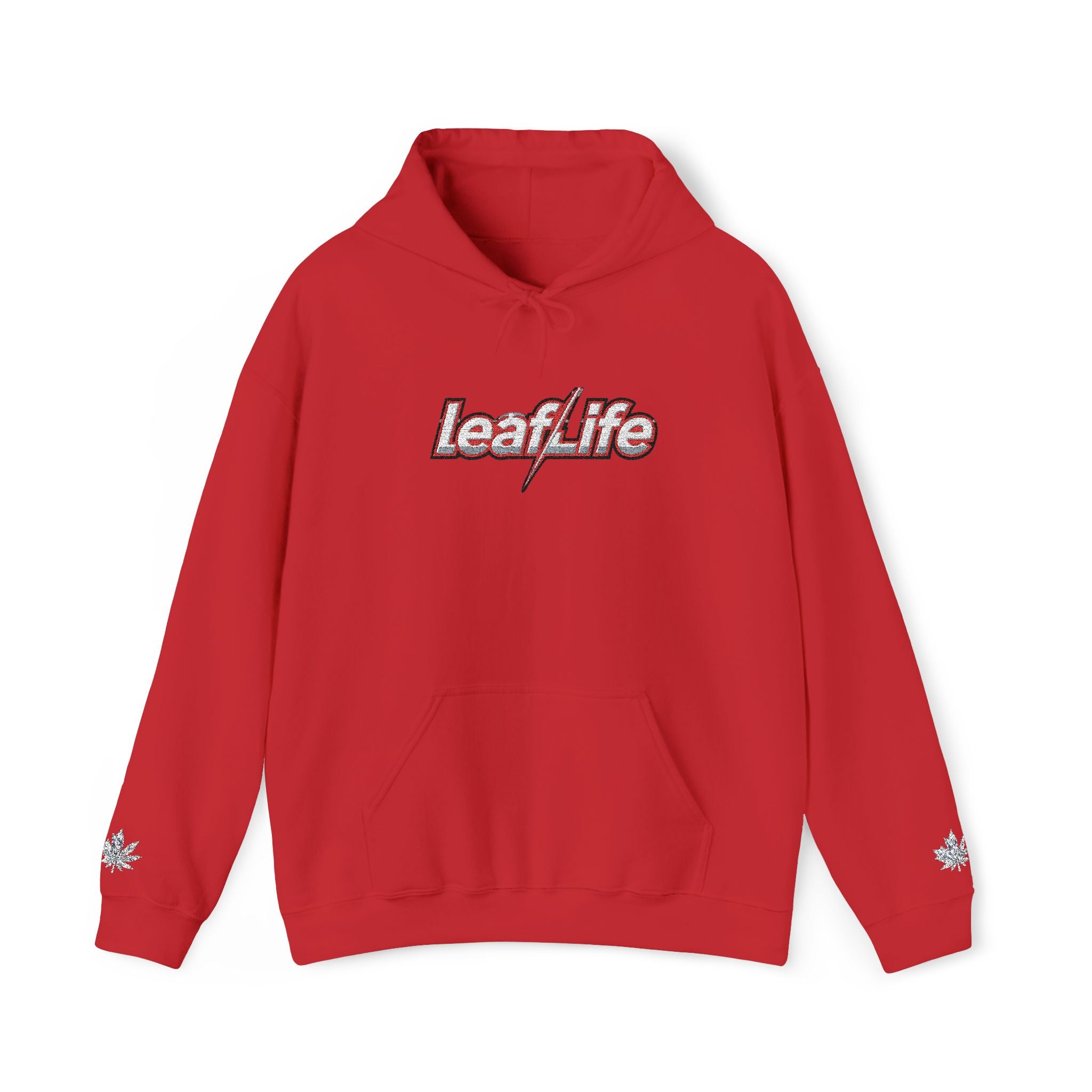 Yurap Design I "LeafLife" Logo Hoodie — Flower Power Sweatshirt