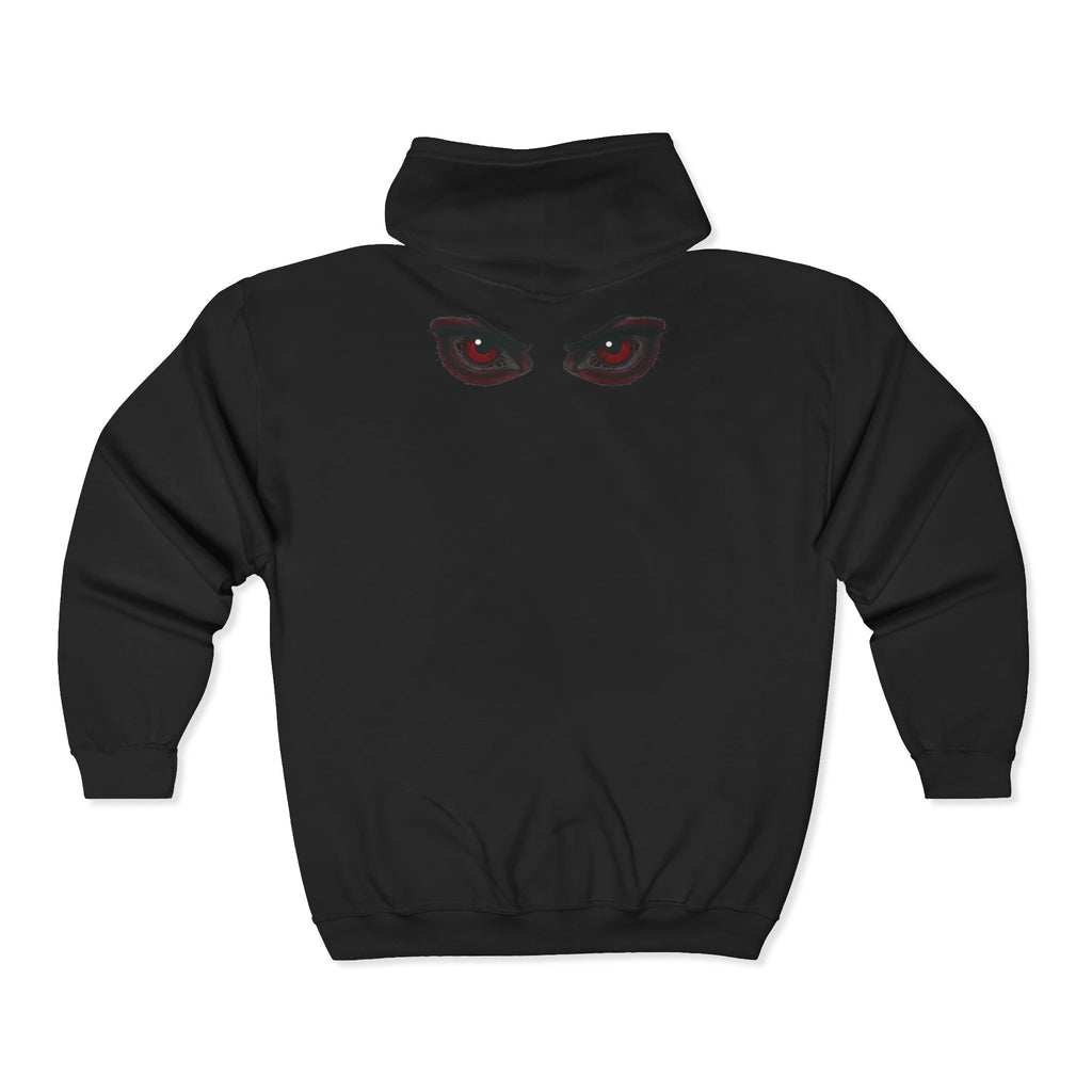 Heard You With My Eyes Full-Zip Hoodie l Yurap Designs
