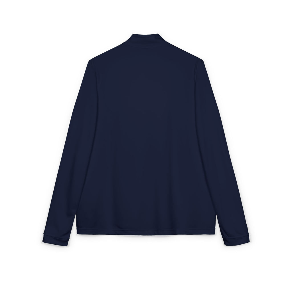 Embroidered Adidas I Yurap Design Quarter-Zip Pullover — Lightweight Athletic Golf Top
