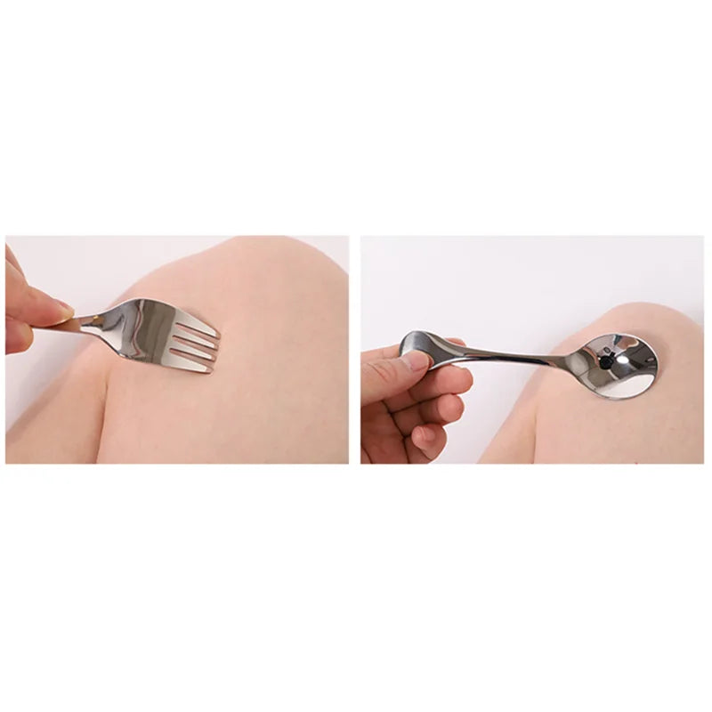 Kids Spoon and Fork Set Montessori Practical Life Material Children Dinner Utensils Basic Skill Learning Tools Early Educatiion
