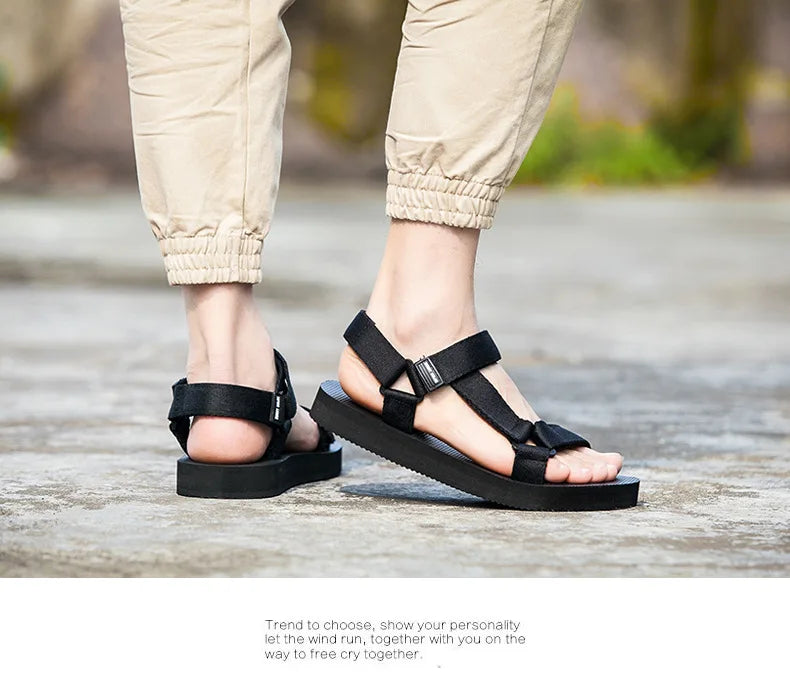 Men Sandals Simple Casual Summer Shoes Comfortable Sneakers Outdoor Beach Vacation Sandals 2023 New Male Casual Sandals shoes