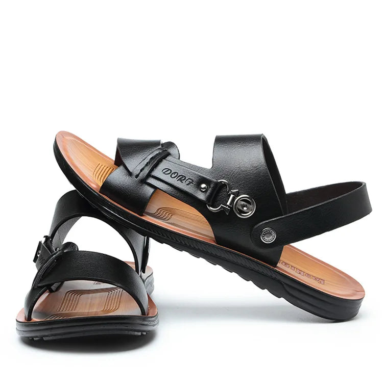 Men's Summer Men's Open-toed Sandals Fashion Trend Beach Shoes Slippers Men's Sandals Mens Sandals Summer Leather Sandals Shoes