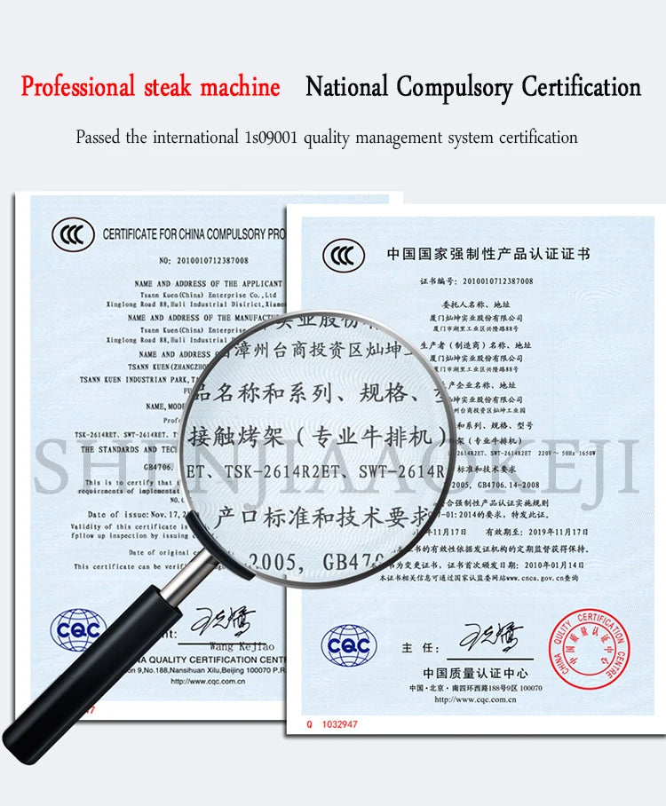 Electric Grill Fryer Steak Machine Commercial Household Electric Heating Fully Automatic Frying Pan Small Grill Beef Machine