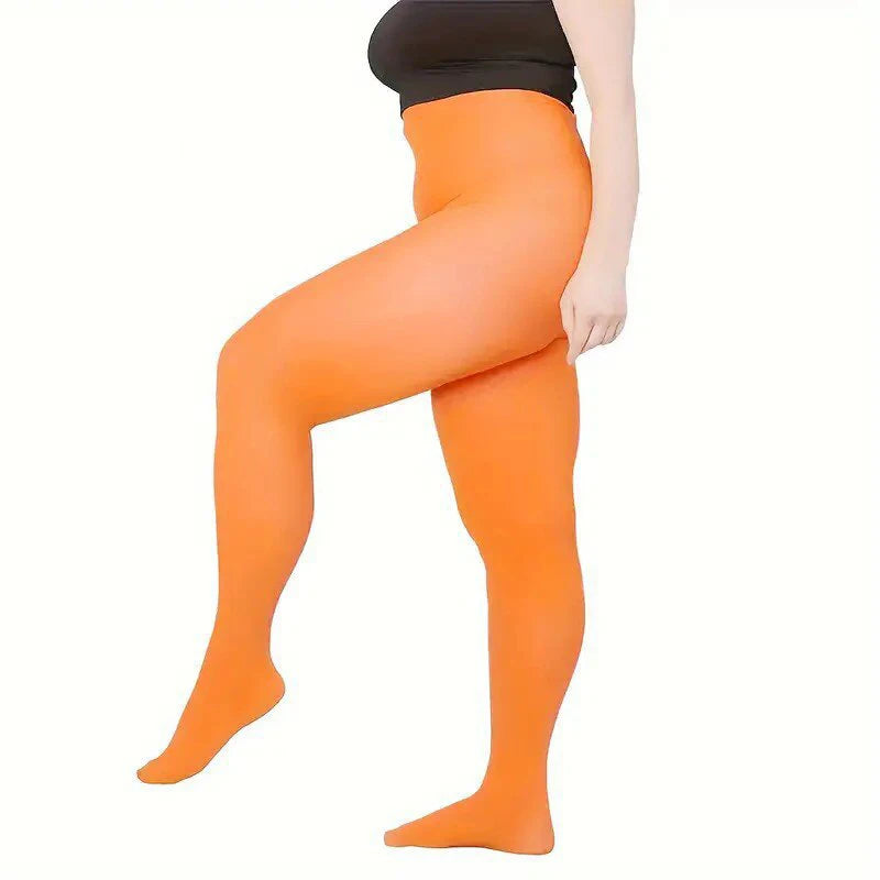 Plus Size 120D Velvet Tights For Women Sexy Solid Color Pantyhose Female 14 Colors Elastic Panty Hose Soft  Fashion Leggings New