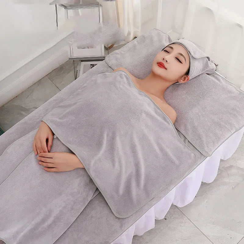 Luxury Towel Set For Hair Face Body Beauty Clinic Aesthetic Salon Spa Towels Cosmetics Makeup Studio Turban Bath Towel