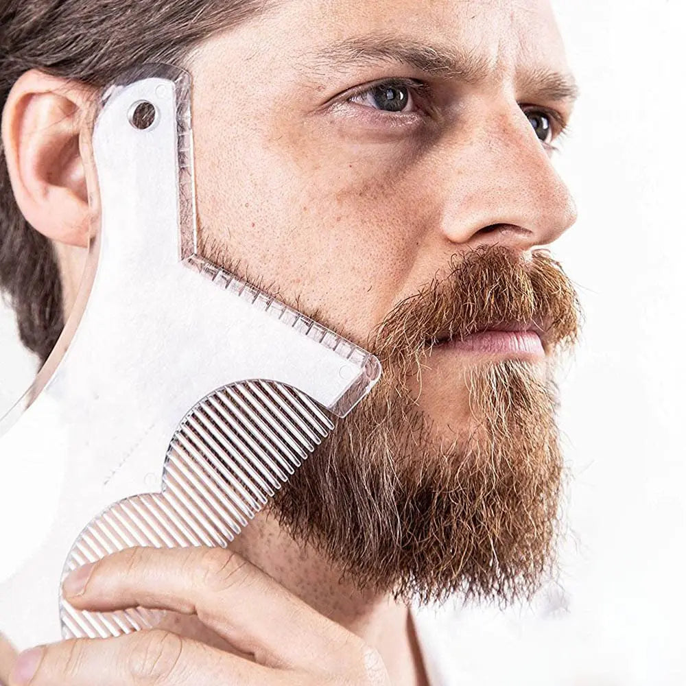 Beard Shaper Kit for Beard Shaping & Styling, Beard Lineup and Guide Tool for Men beard outliner