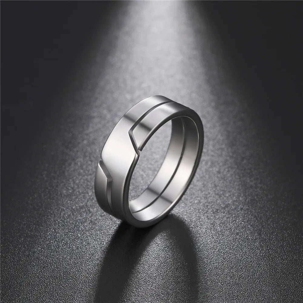 Skyrim Stainless Steel Ring for Men Women Black Minimalist Casual Finger Ring 2025 Couple Jewelry Wedding Gift for Lover