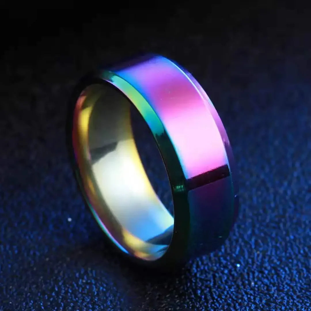 Charm Jewelry Ring for Men Women Stainless Steel Black Ring Wedding Engagement Band Quality Matte Male Jewelry