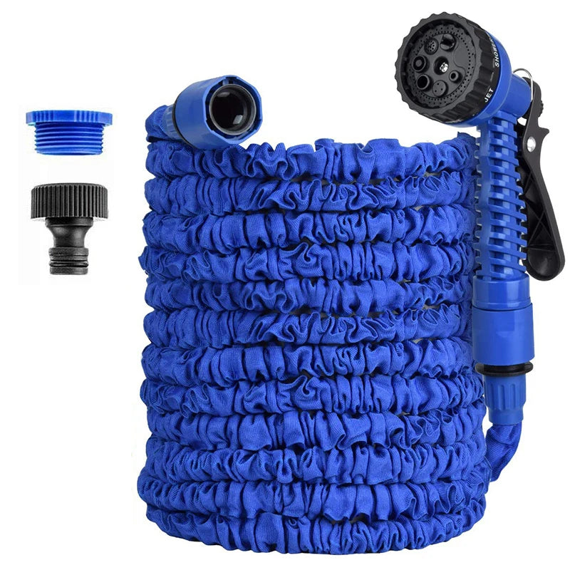 25FT-200FT Garden Hose Expandable Magic Water Pipe Home Garden Daily Watering Tools High-Pressure Car Wash Cleaning Water Gun
