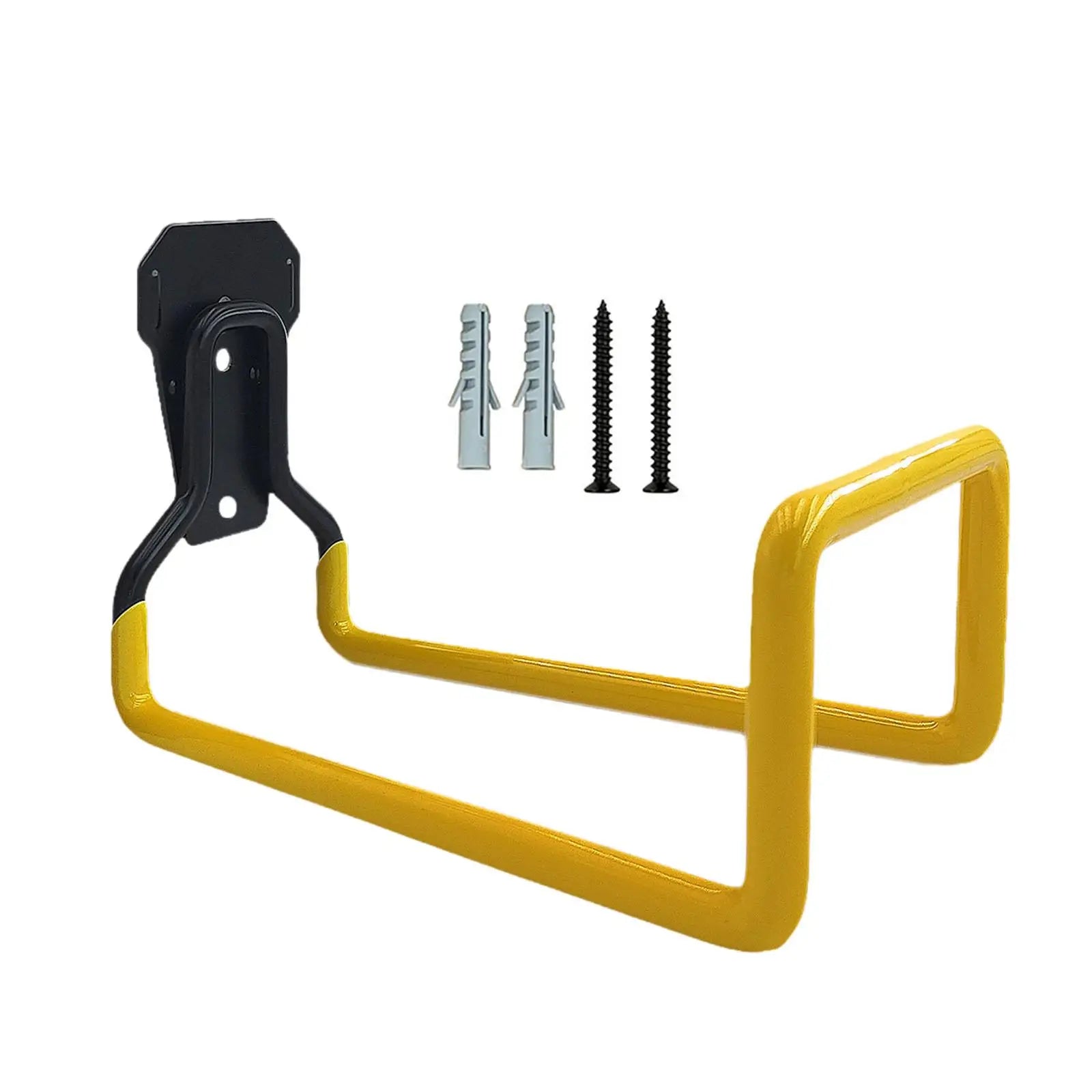 Water Hose Holder Hook Organizer Iron Wall Mounted Utility Hanger for Equipment Power Tools Ropes Outside Yard Garden Tools