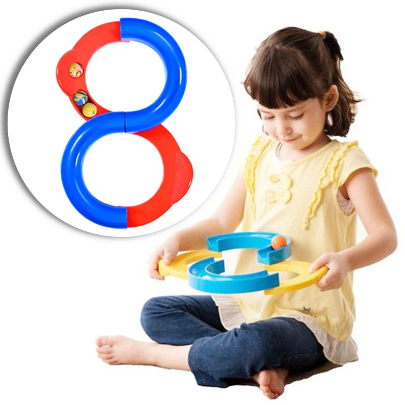 Fun Montessori kid  toy Track motion Ball Sense Training Equipment Toys To Develop Patience Training Children Toys Birthday gift