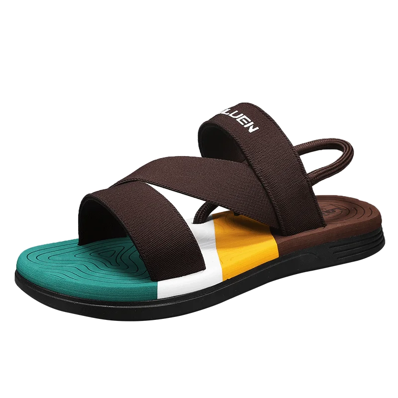 Men's Sandals for Summer, Non-Slip and Wear-Resistant, Dual-Purpose Slippers, Beach Sandals, Slippers