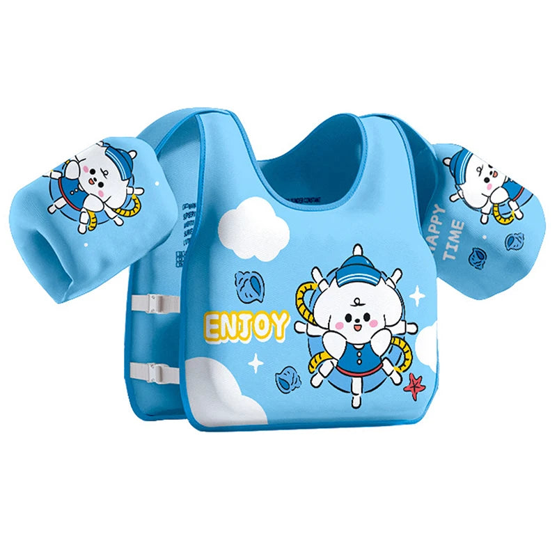 Kids Swim Vest  13-25 Pounds Boys and Girls, clasp Style Easy On and Off, Swimming Floatation   2, 3, 4, 5, 6, 7, 8 Years Old Be