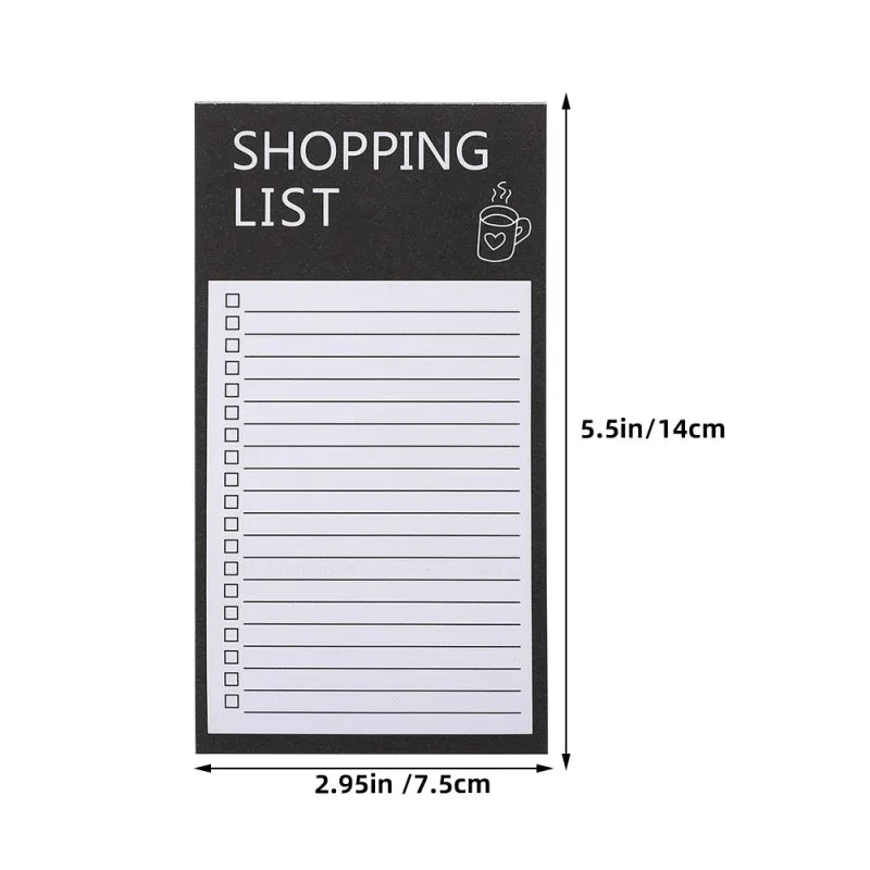Magnetic Fridge Message Board，Portable Memo Board Sticky Notes Tearable Magnet ，Home Kitchen Shopping List Office Memo Planner