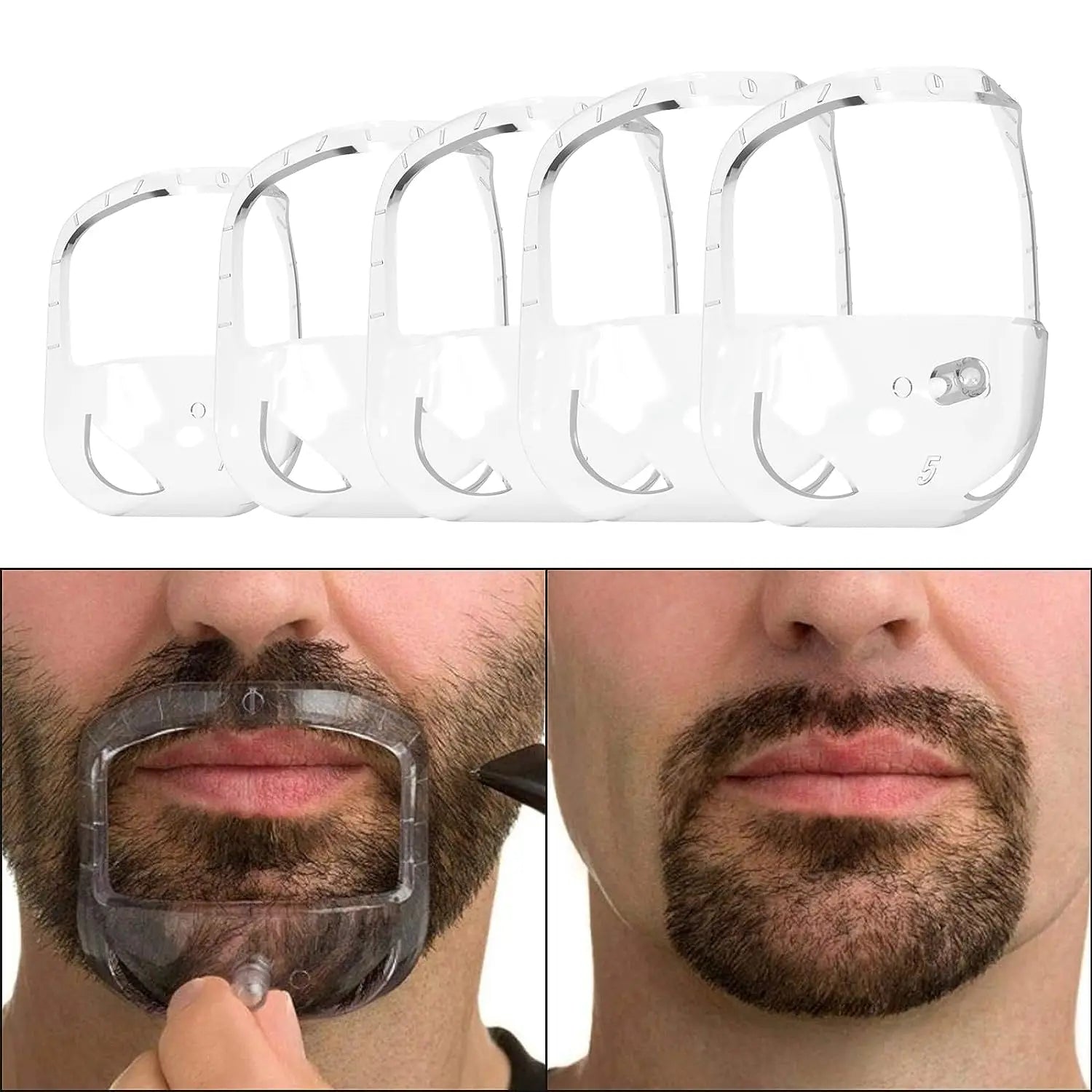 Beard Shaper Kit for Beard Shaping & Styling, Beard Lineup and Guide Tool for Men beard outliner