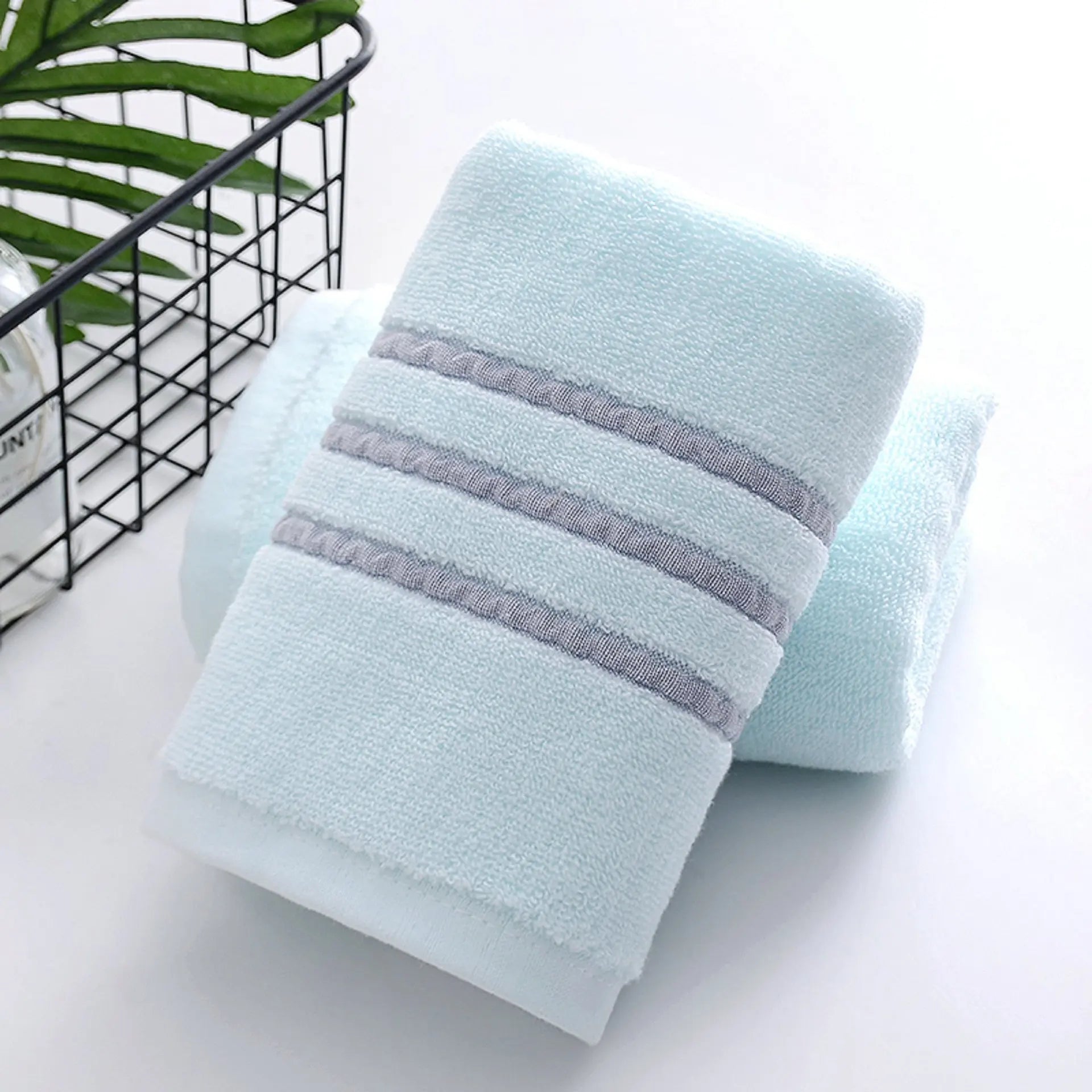 towel 100% Cotton Premium Bath Towel Set Lightweight and Highly Absorbent Quick Drying Thicken Soft Face towel