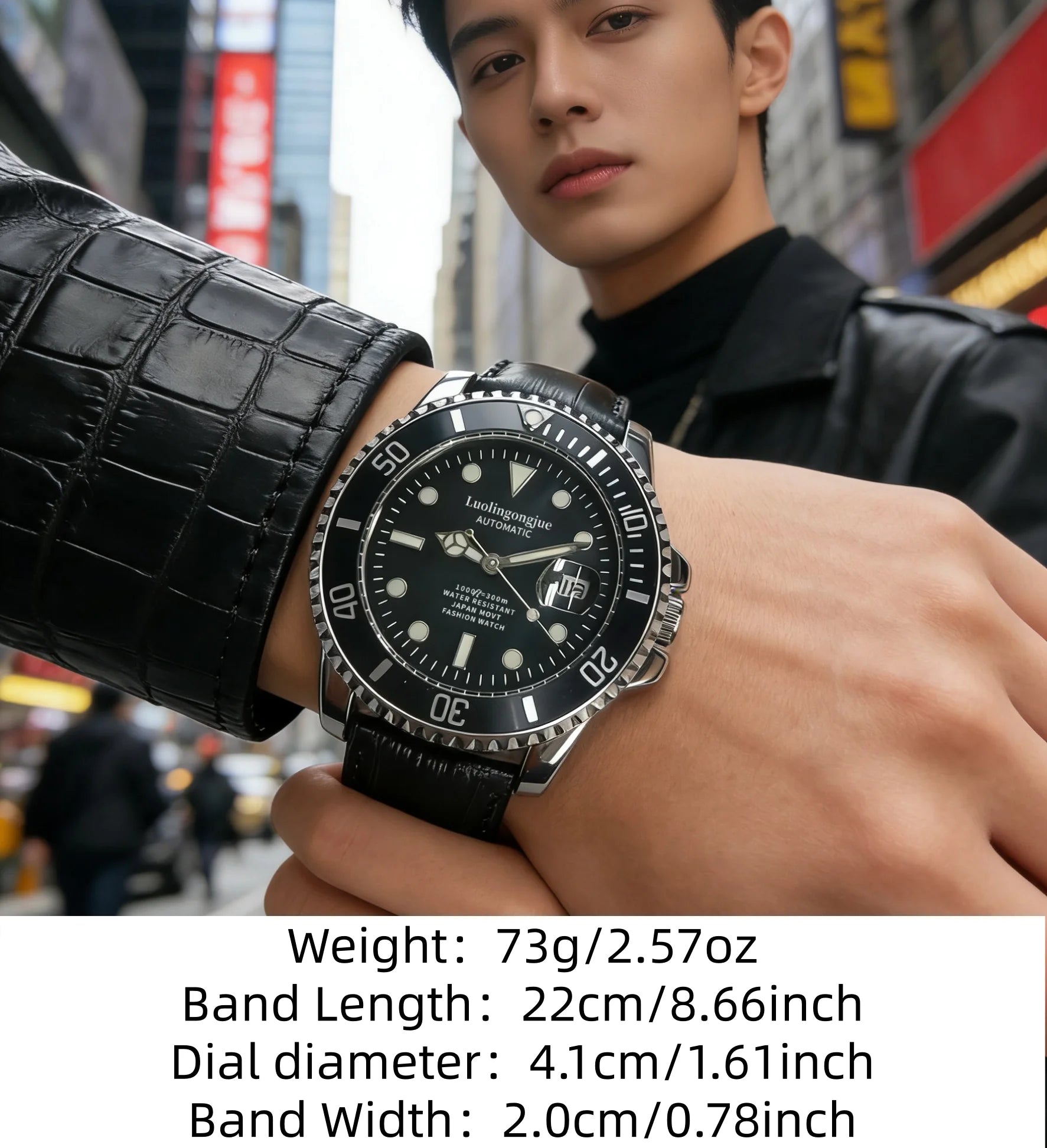 Luxury Men's Skeleton Automatic Mechanical Watch — Stainless Steel, Waterproof