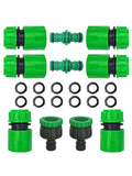 Garden Watering Hose ABS Quick Connector 1/2” End Double Male Hose Coupling Joints Adapter Extender Set For Hose Pipe Tube