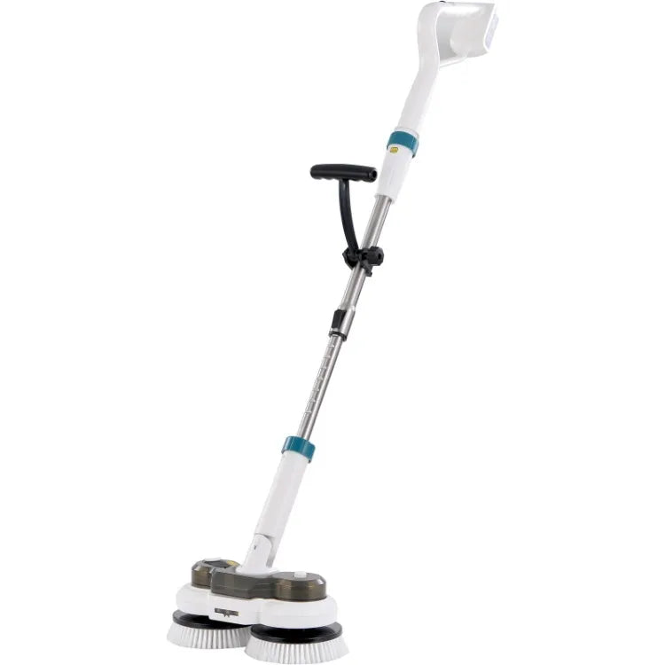 Cordless Electric Power Scrubber & Mops for Floor Cleaning, Automatic Spin Mops with Smart Display and LED light, No battery