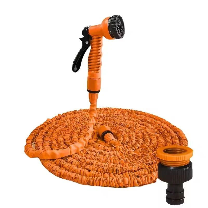 25FT-200FT Garden Hose Expandable Magic Water Pipe Home Garden Daily Watering Tools High-Pressure Car Wash Cleaning Water Gun