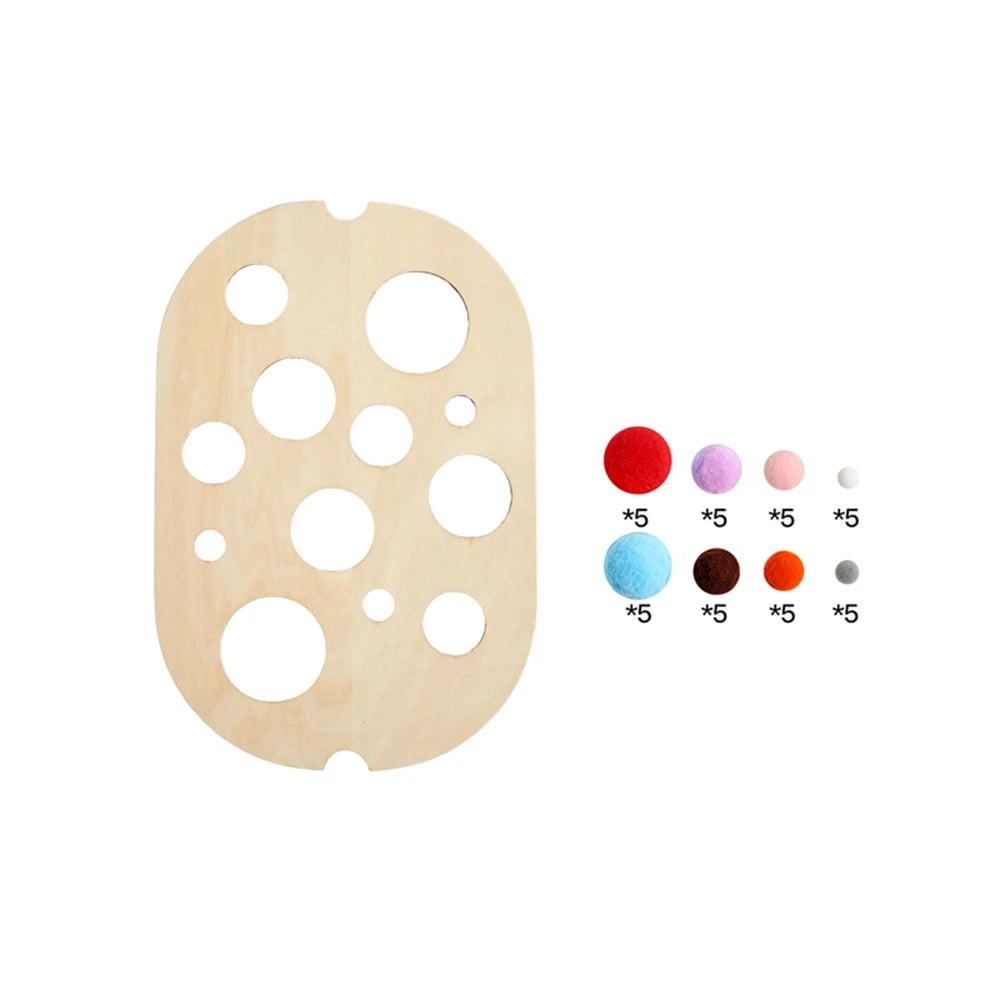 Montessori Sensory Table for Child Wooden Children Sensory Tray Baby Early Education Toys Learning Fine Movement Board Gift