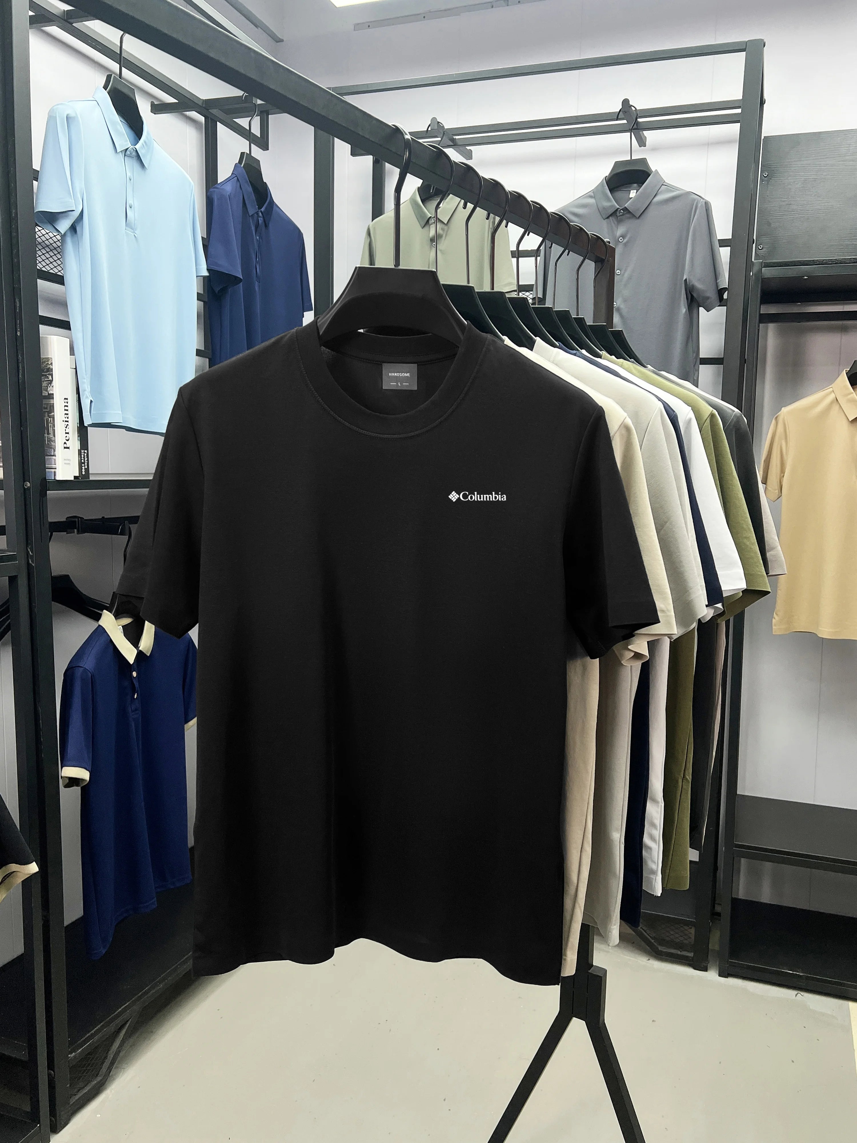 Fashion highend Tshirt men's summer new short sleeve business casual comfortable top exquisite brand embroidery best-selling top