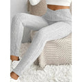 Plus Size 1XL-5XL Fashion Women's Solid Color Striped Autumn Leggings Ladies Casual Slimming Tights Bodybuilding Tights Leggings