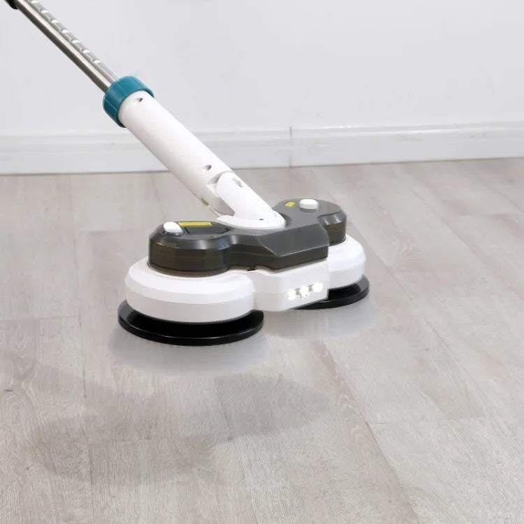 Cordless Electric Power Scrubber & Mops for Floor Cleaning, Automatic Spin Mops with Smart Display and LED light, No battery
