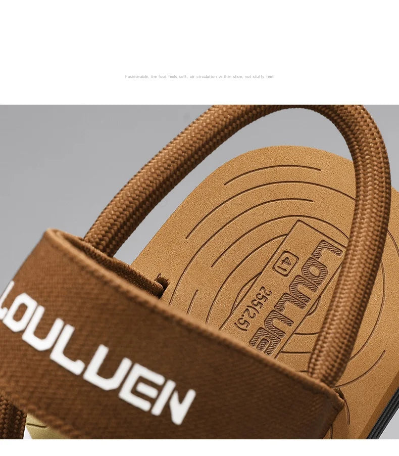 Men's Sandals for Summer, Non-Slip and Wear-Resistant, Dual-Purpose Slippers, Beach Sandals, Slippers