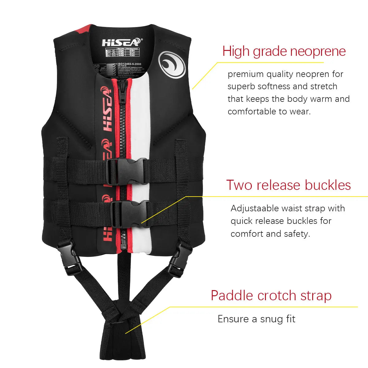 Kids Swim Vest - Adjustable Float Jacket for Boys & Girls, Safe Buoyancy Swimwear with Dual Straps, Stylish Swimming Aid Suit