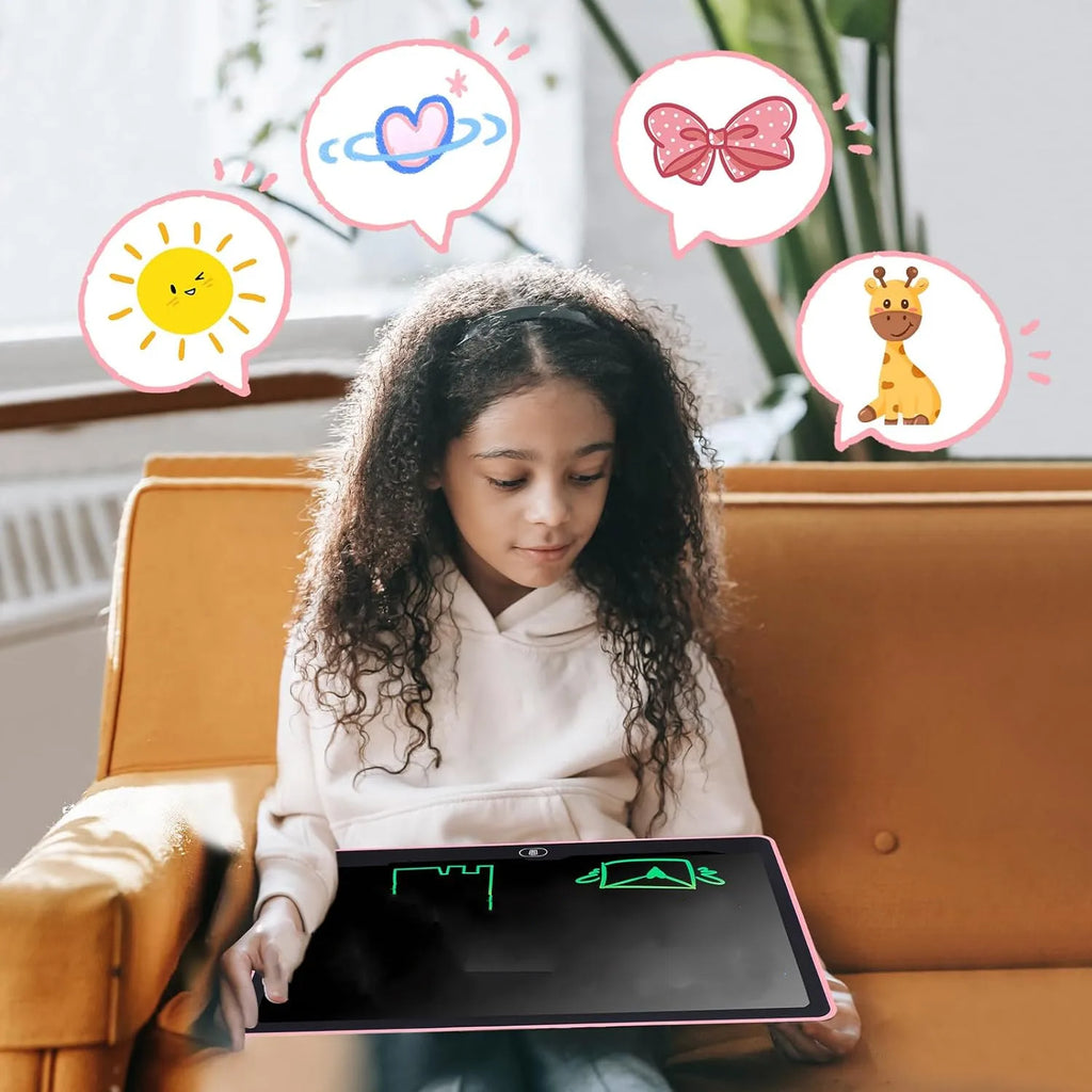 16" Kid-Friendly Single Color LCD Writing Tablet - Drawing & Learning Pad, Ideal for Birthday，Christmas, Or Halloween Gift