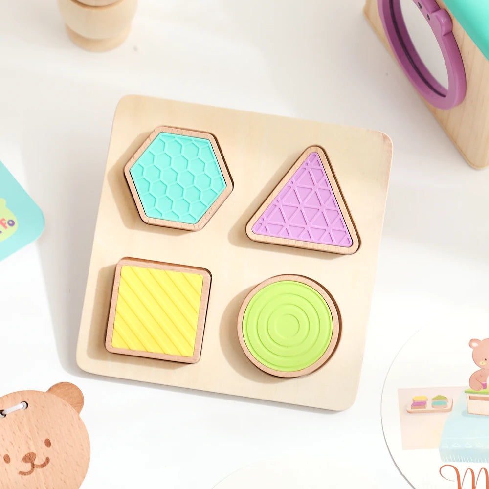 Montessori Wooden Toys Set Exercise The Hand-Eye Coordination Logic Ability Of Children Months 9-12Early Childhood Games Gifts
