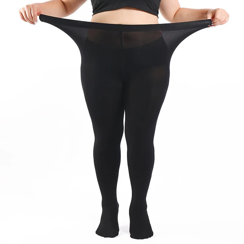 2XL-4XL Plus Size 70D Velvet Tights For Women Sexy Pantyhose  & Hosiery Female Elastic Panty Hose Soft Fashion Leggings Tights